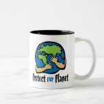 Protégez notre planète tasse à café