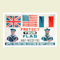 Protégez votre drapeau - la marine a besoin de vou affiches