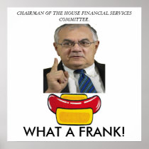 Protest against Congress Barney Frank Print