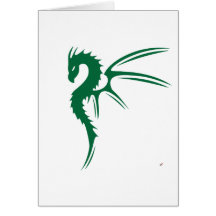 Prothero the Green Dragon Greeting Cards