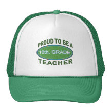 Proud 10th. Grade Teacher Mesh Hat