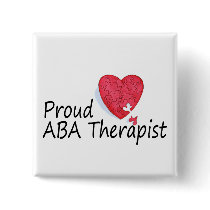 Proud ABA Therapist Pin