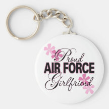 Proud Air Force Girlfriend Key Chains
