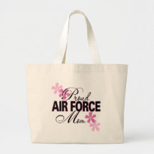 Proud Air Force Mom Tote Bag