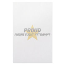 Proud Airline Flight Attendant Custom Stationery