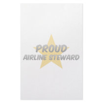Proud Airline Steward Stationery Design