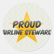 Proud Airline Steward Sticker