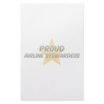 Proud Airline Stewardess Customized Stationery