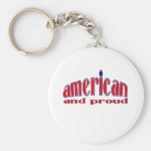 Proud American Keychain