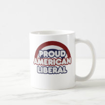 Proud American Liberal Patriotic Coffee Mug
