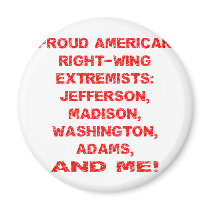 Proud American Right-Wing Extremists Magnet