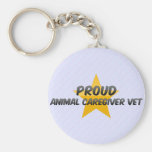 Proud Animal Caregiver Vet Keychains