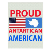 Proud Antartican American Post Cards