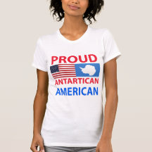Proud Antartican American T Shirt