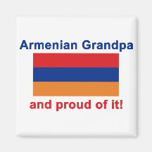 Proud Armenian Grandpa Refrigerator Magnet