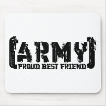 Proud Army Best Friend - Tattered Mouse Pads