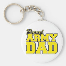 Proud Army Dad Key Chain