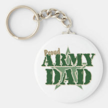 Proud Army Dad Key Chain
