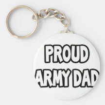 Proud Army Dad Keychain