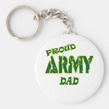 Proud Army Dad Keychain