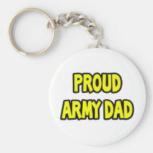 Proud Army Dad Keychain