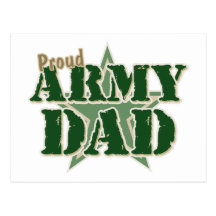 Proud Army Dad Post Card
