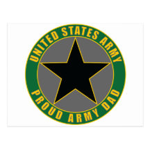 Proud Army Dad Post Card