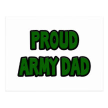 Proud Army Dad Postcard
