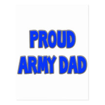 Proud Army Dad Postcard