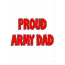Proud Army Dad Postcard