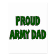 Proud Army Dad Postcard