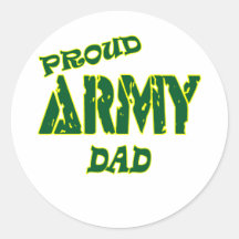 Proud Army Dad Sticker