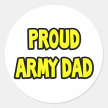Proud Army Dad Sticker