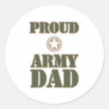 Proud Army Dad Sticker