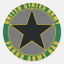 Proud Army Dad Sticker