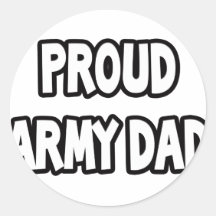 Proud Army Dad Sticker