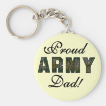 Proud Army Dad Tshirts and Gifts Keychain