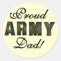 Proud Army Dad Tshirts and Gifts Sticker