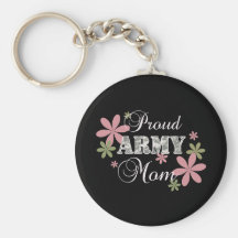 Proud Army Mom [fl c] Key Chain