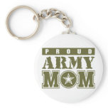 Proud Army Mom Keychain
