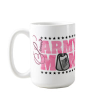 Proud Army Mom Pink Camo Coffee Mug
