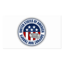 Proud Army National Guard Husband Business Cards
