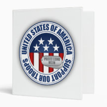 Proud Army National Guard Mom Vinyl Binder