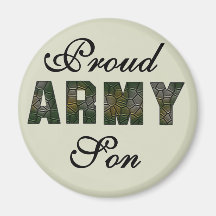 Proud Army Son Tshirts and Gifts Fridge Magnet
