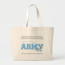 Proud ARMY Wife Bag