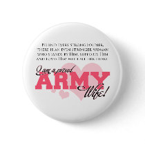 Proud Army Wife Buttons