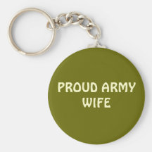 PROUD ARMY WIFE KEY CHAIN