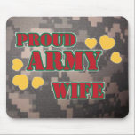 Proud Army Wife mousepads