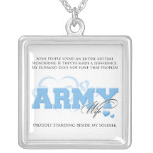 Proud ARMY Wife Necklaces