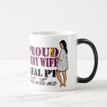 Proud Army Wife Real PT Starts With Me Coffee Mugs
